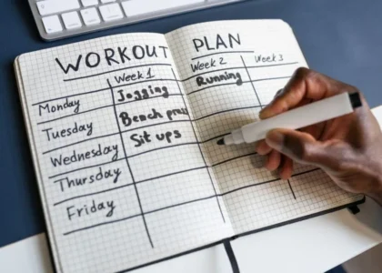 how to build a workout schedule weekly training plan